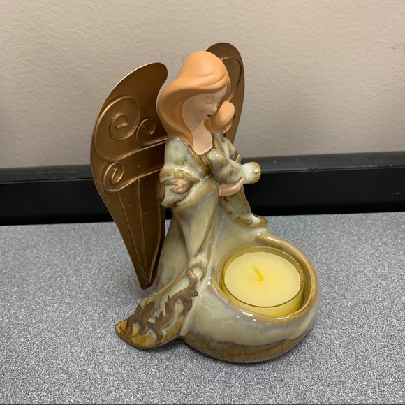 NWT Yankee Candle Holder Angel Christmas - Picture 2 of 7